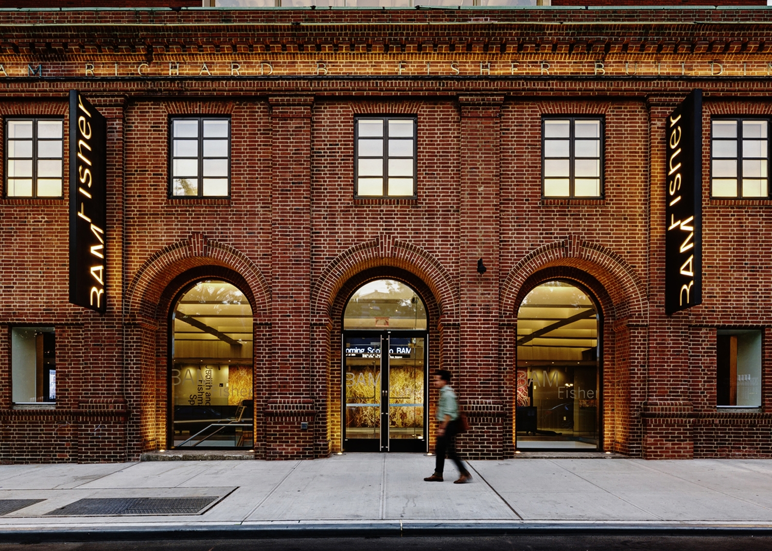 Brooklyn Academy of Music Fisher Building - Richlite Exterior Signage ...