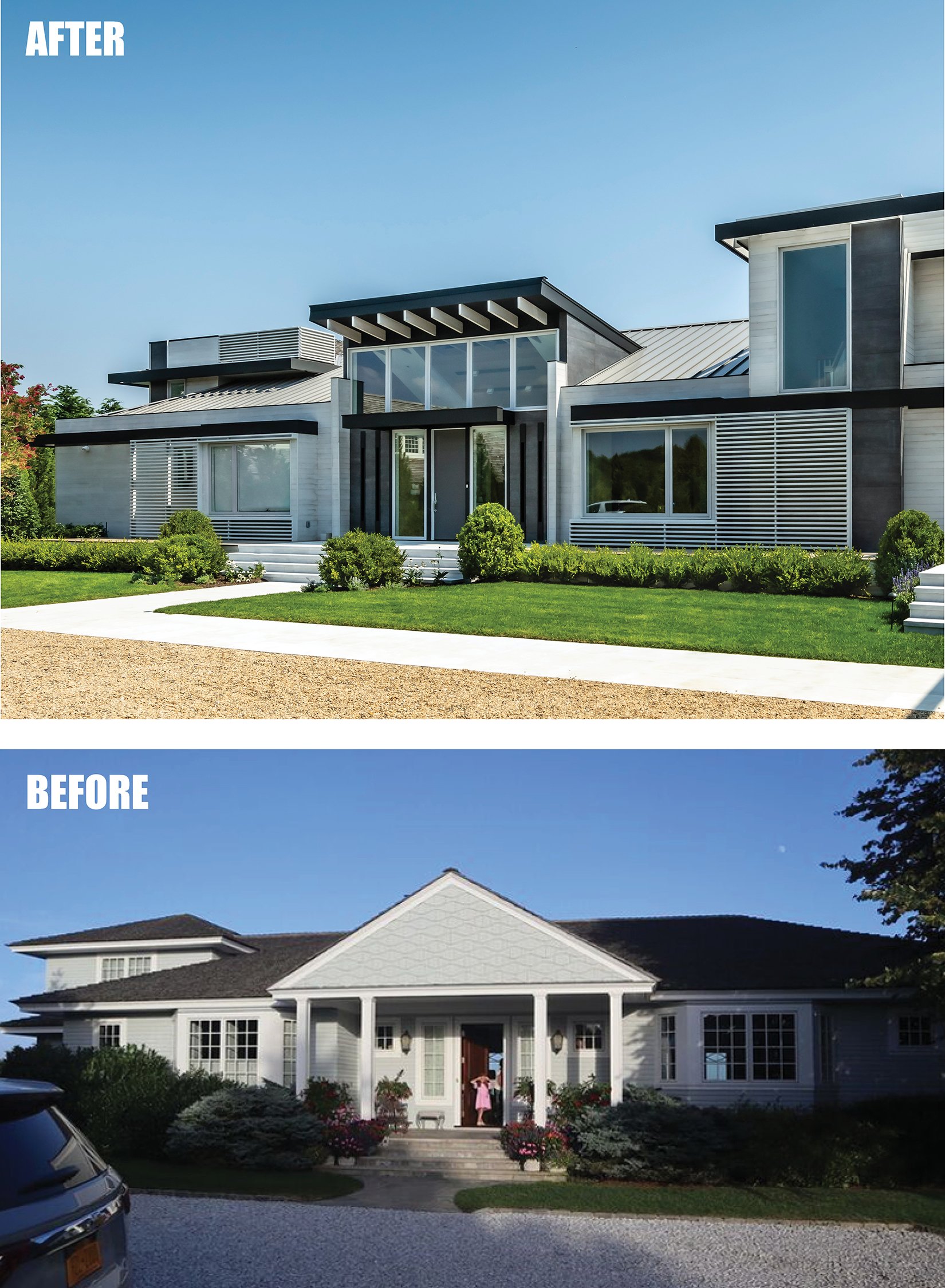 Quiogue Residence Before and After #1