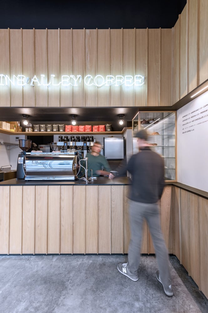Gasoline Alley Coffee Shop - Richlite Counter Tops - Case Study