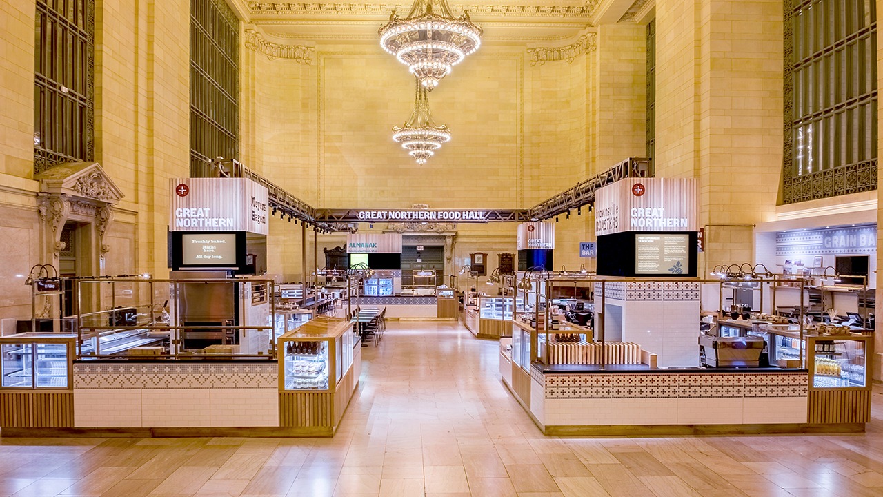 Richlite Countertops at Great Northern Food Hall in Grand Central Station