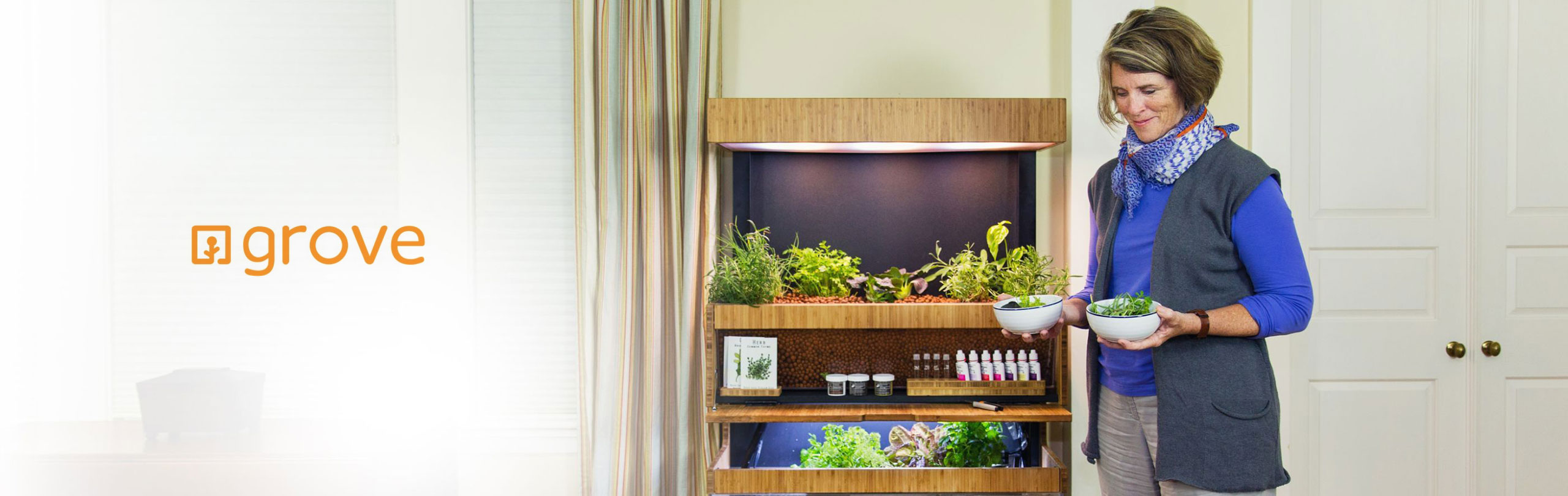 Grow Fresh Food In Your Home With the Grove Ecosystem