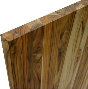 Teak butcher block now available at EcoSupply