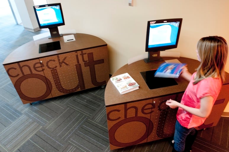 Cherry Creek Library's Browns Point Richlite Kiosks